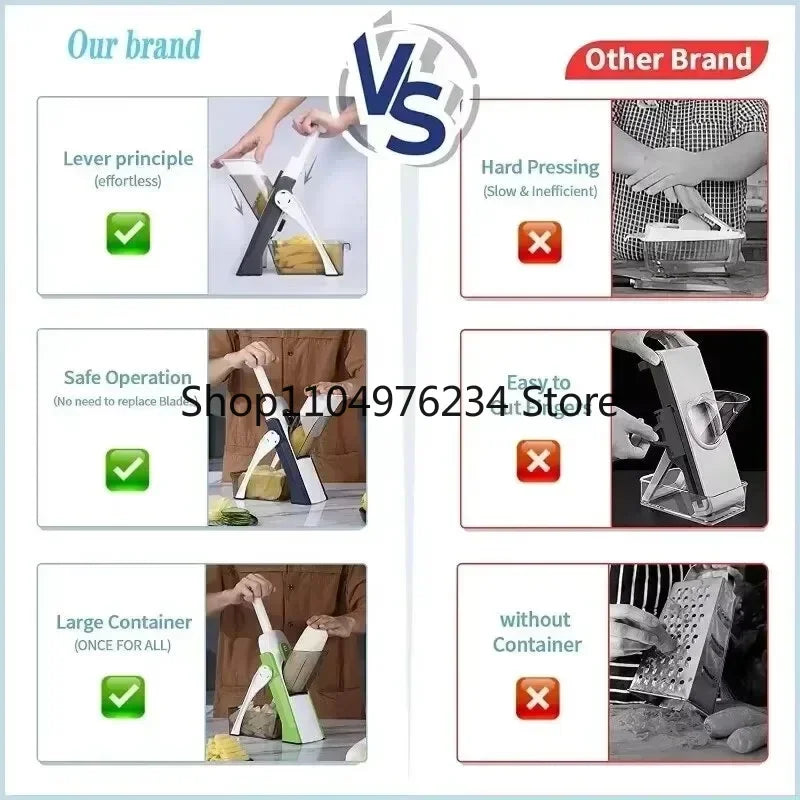 Cortador de verduras para cocina, herramienta manual ajustable para limón, pelador, utensilios de cocina, molinillo manual.